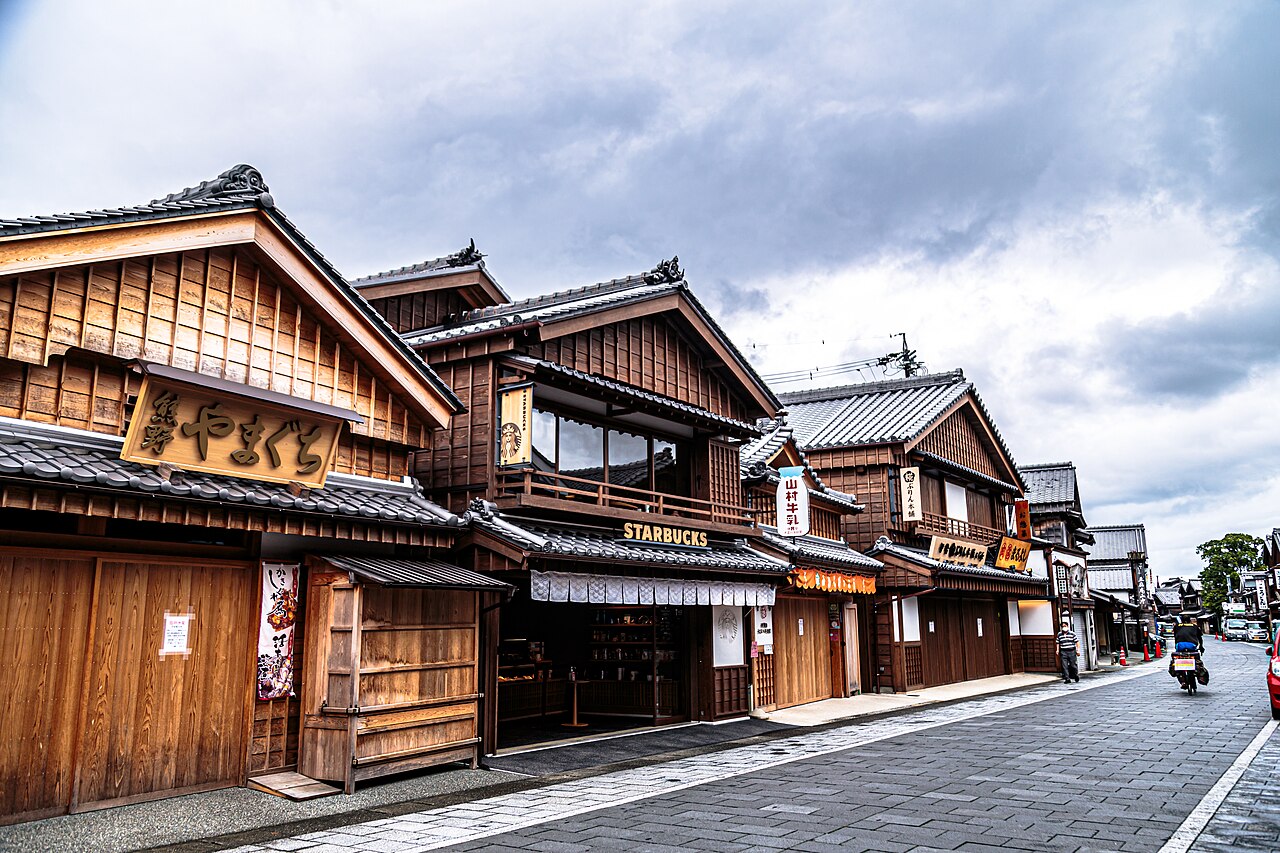 おはらい町の風景